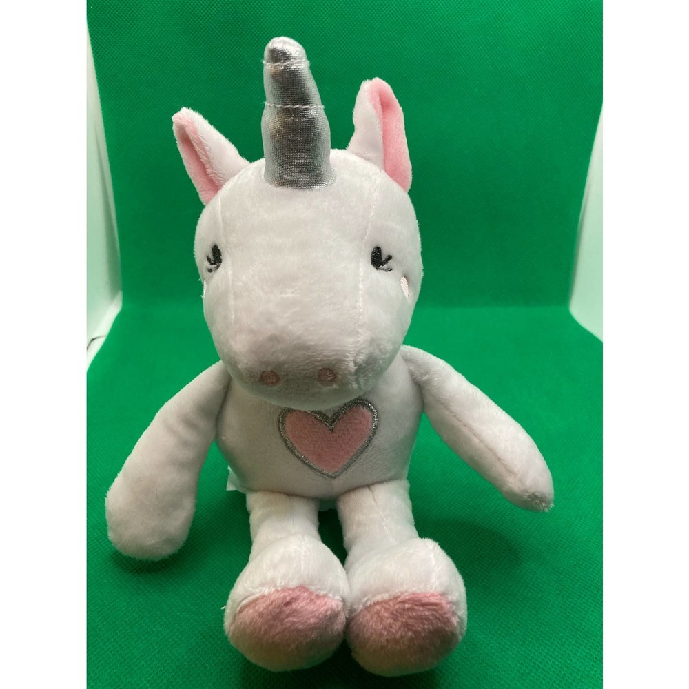 Bananafish Studio Unicorn Plush White w/Pink Heart